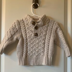 SUPER CUTE boy Cat and Jack sweater—12 mos